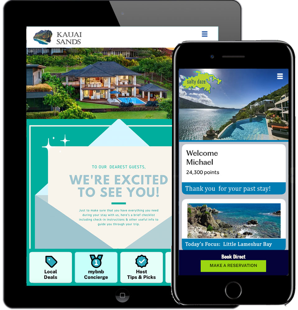 [themify_list icon="fa-check" icon_color="#00d419"] Stand out from roughly 90% of all other vacation rentals Maximize brand loyalty, guest satisfaction, revenue growth and profitability with the power and efficacy of your own private App [/themify_list]